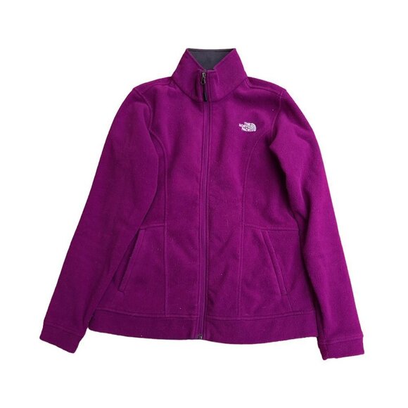 VINTAGE The North Face Fleece Jacket Medium Purple - Picture 6 of 11